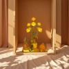 Buddha front lotus lamp, seven-color and multi-color offering lamp, decorative lamp, lotus-shaped, festival gift, home decoration, plug-in candle, Buddhist supplies, lighting fixtures, plug-in candle details Picture
